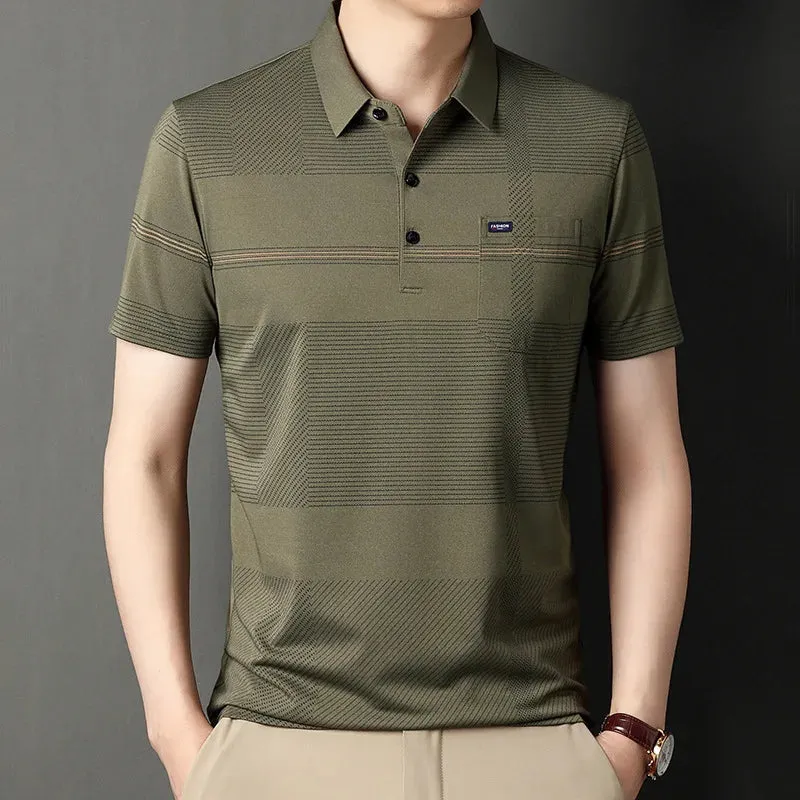 Polo Shirts for Men Casual Short Sleeve Slim Fit