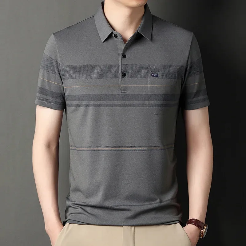 Polo Shirts for Men Casual Short Sleeve Slim Fit