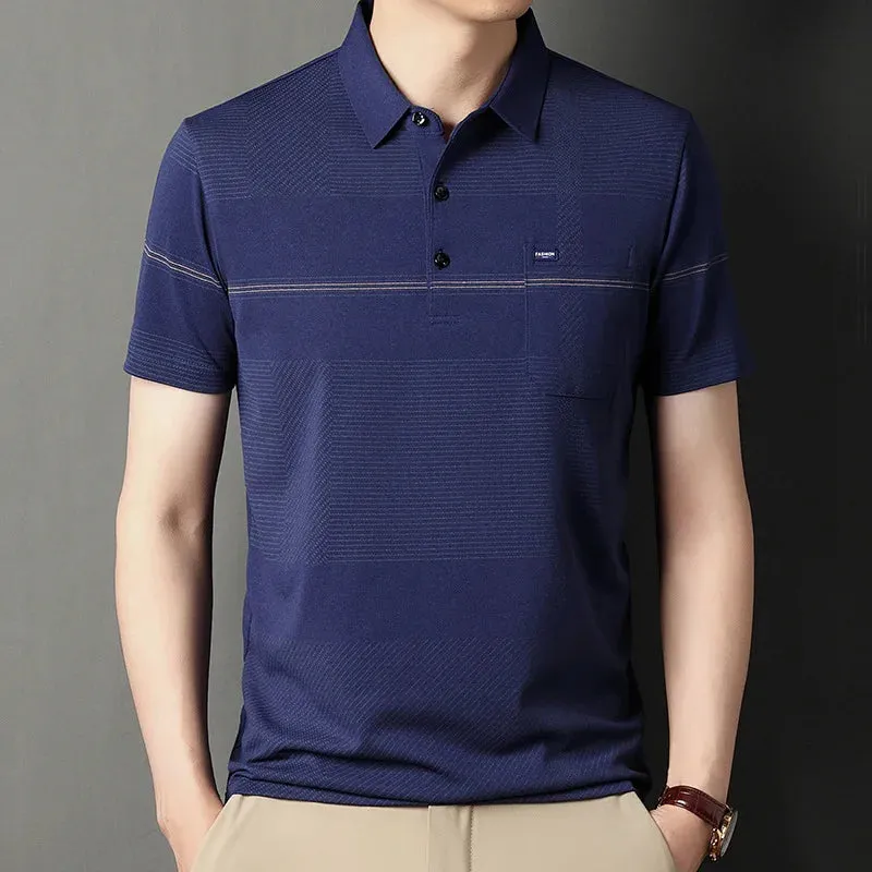 Polo Shirts for Men Casual Short Sleeve Slim Fit