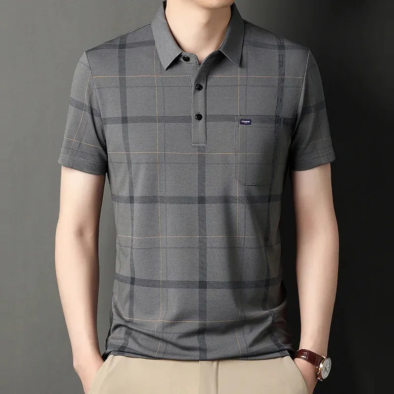Polo Shirts for Men Casual Short Sleeve Slim Fit