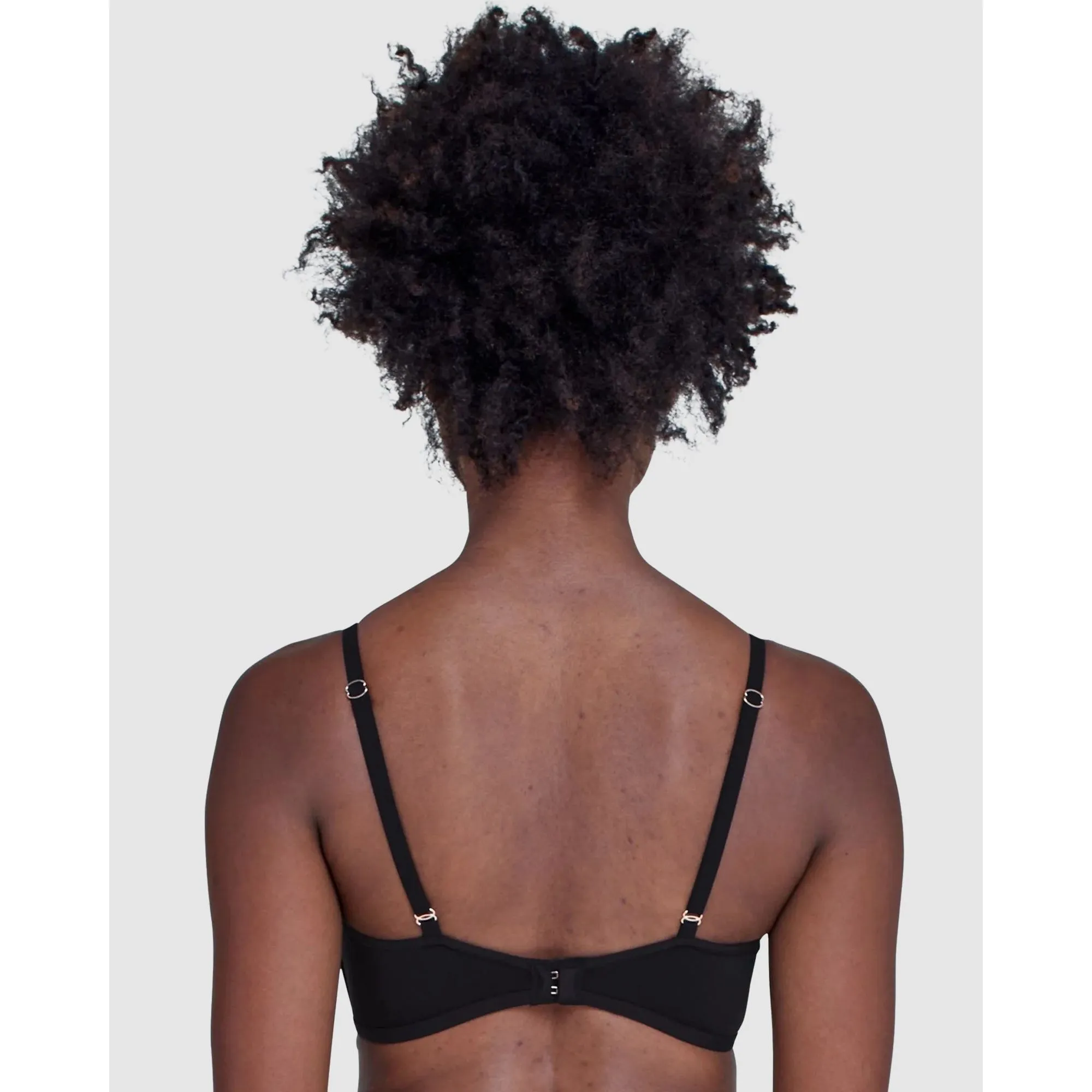 Prestige Wirefree Push Up Plunge Bra Black
