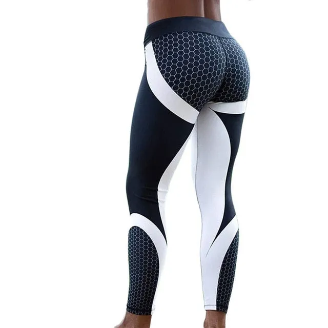 Print Yoga Pants Women