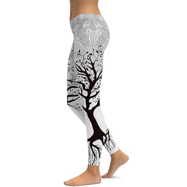 Print Yoga Pants Women