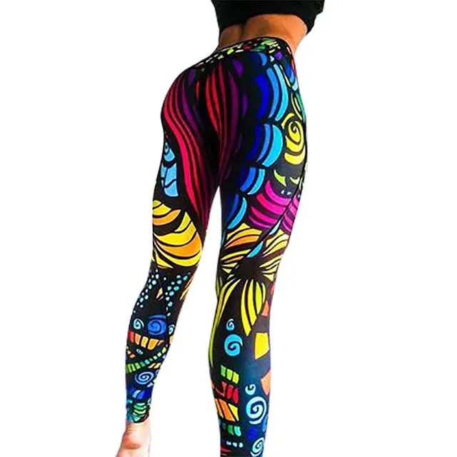 Print Yoga Pants Women