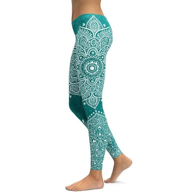 Print Yoga Pants Women
