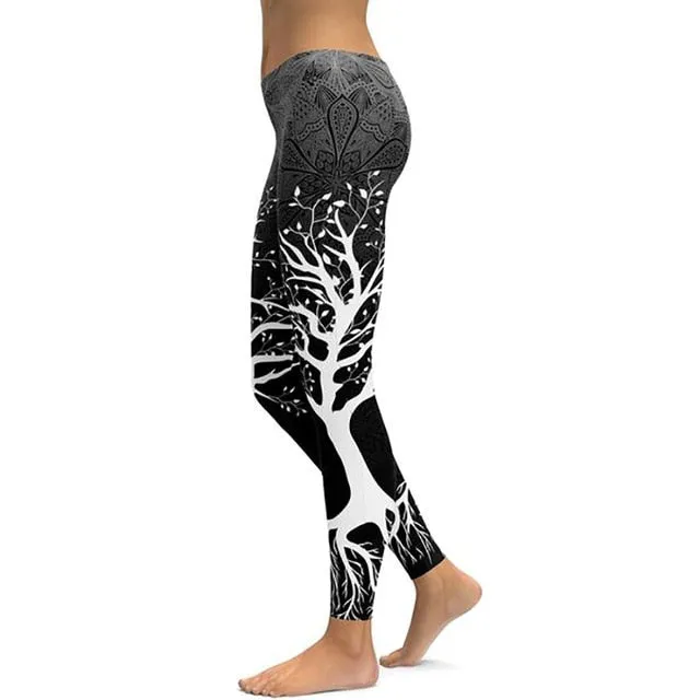 Print Yoga Pants Women