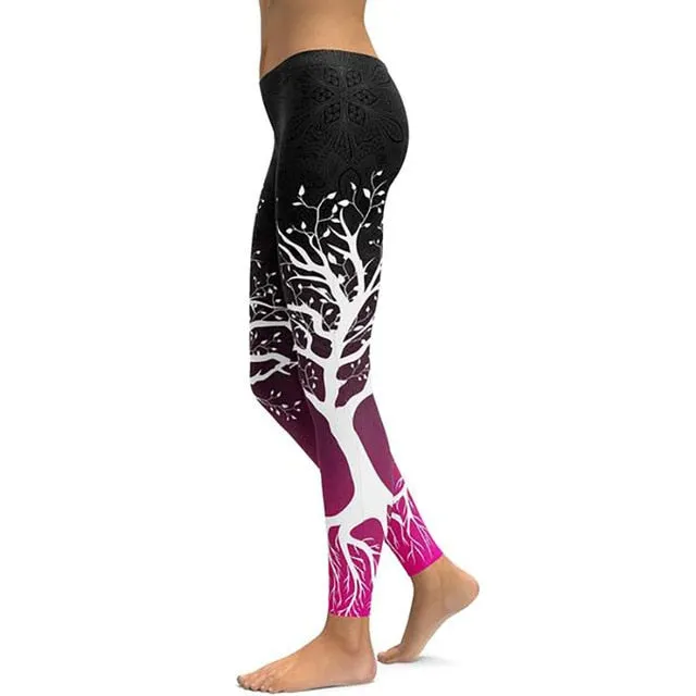 Print Yoga Pants Women