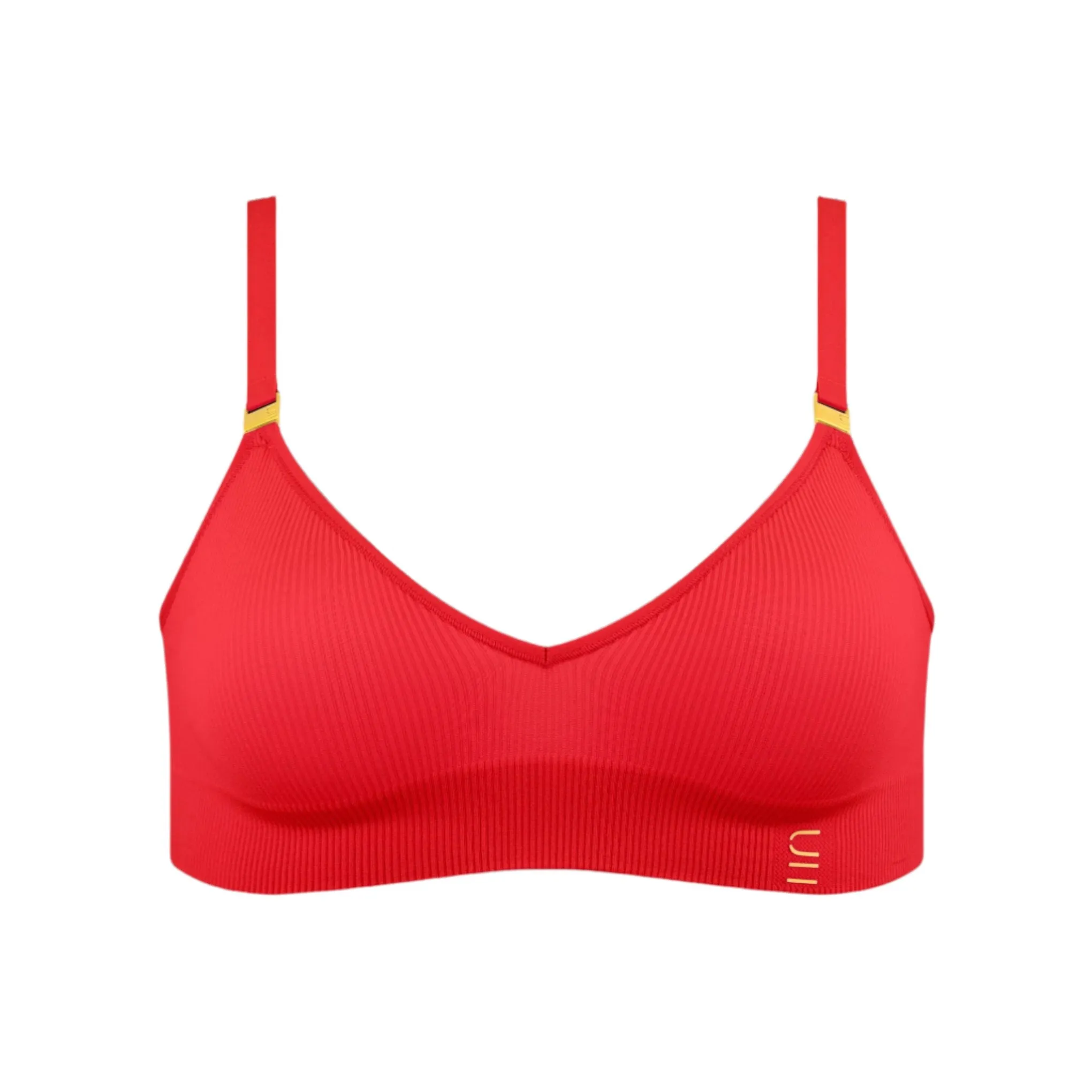 Recycled Wireless Bra DD  - Flame