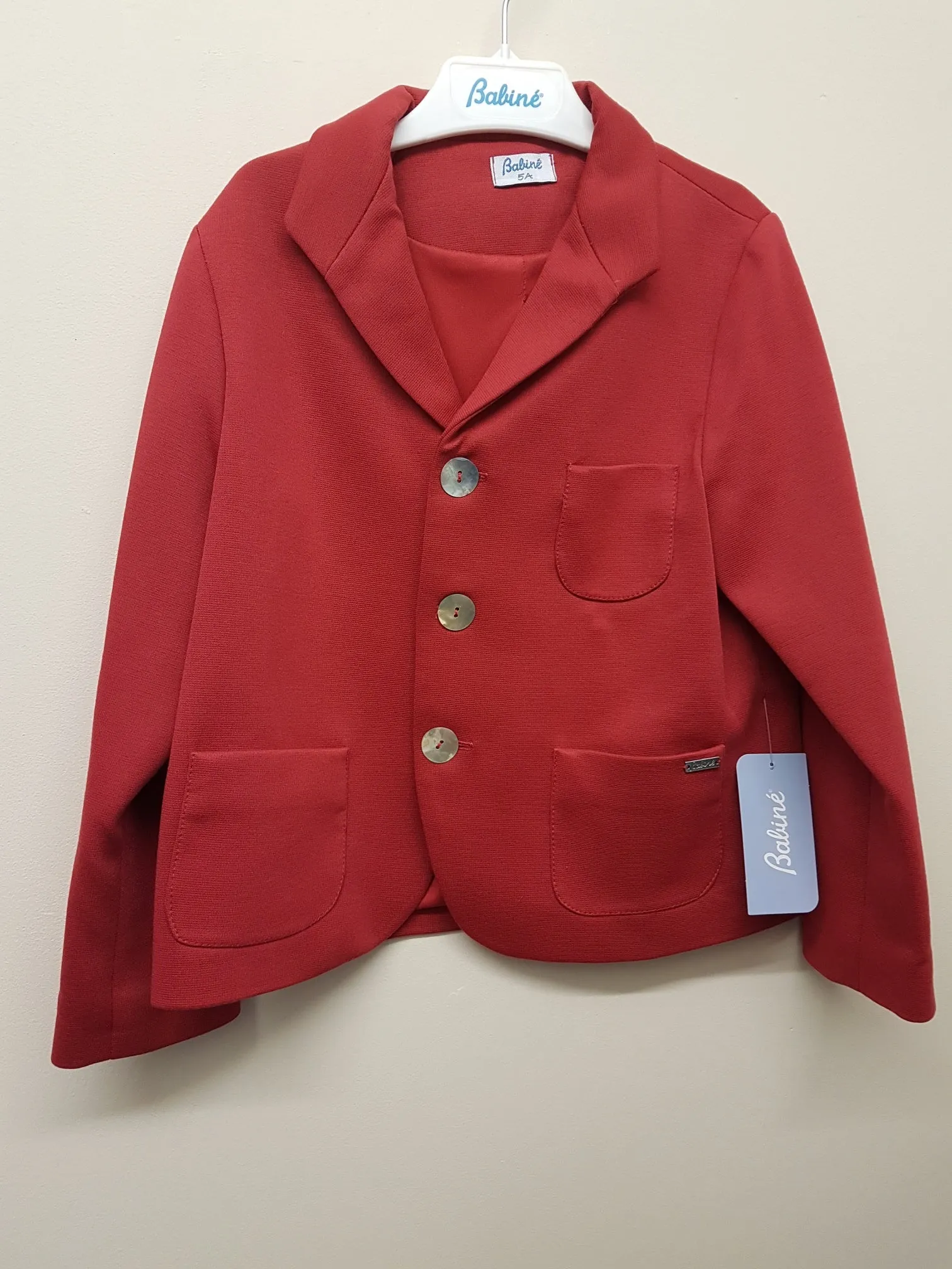 Red blazer