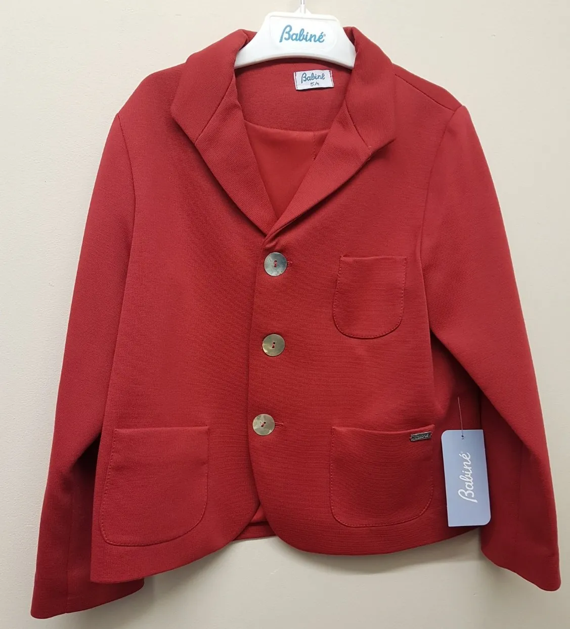 Red blazer