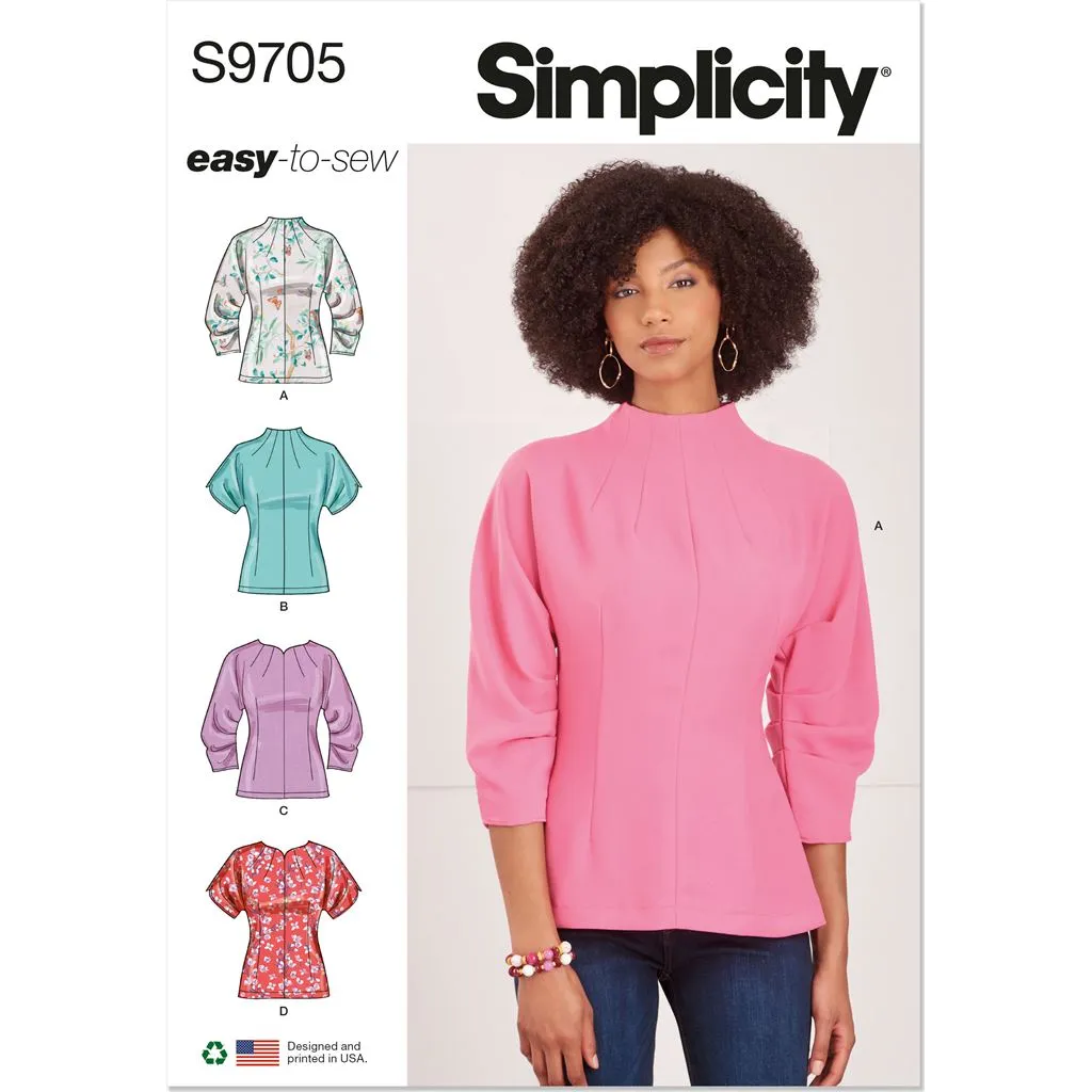Simplicity Sewing Pattern S9705 Misses' Tops