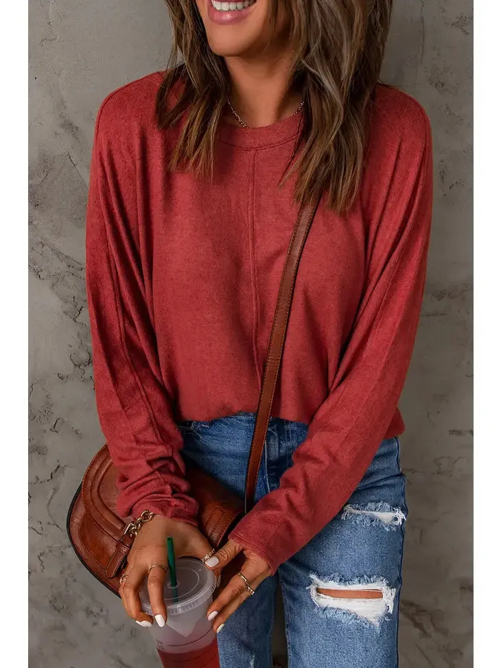 Solid Color Patchwork Top