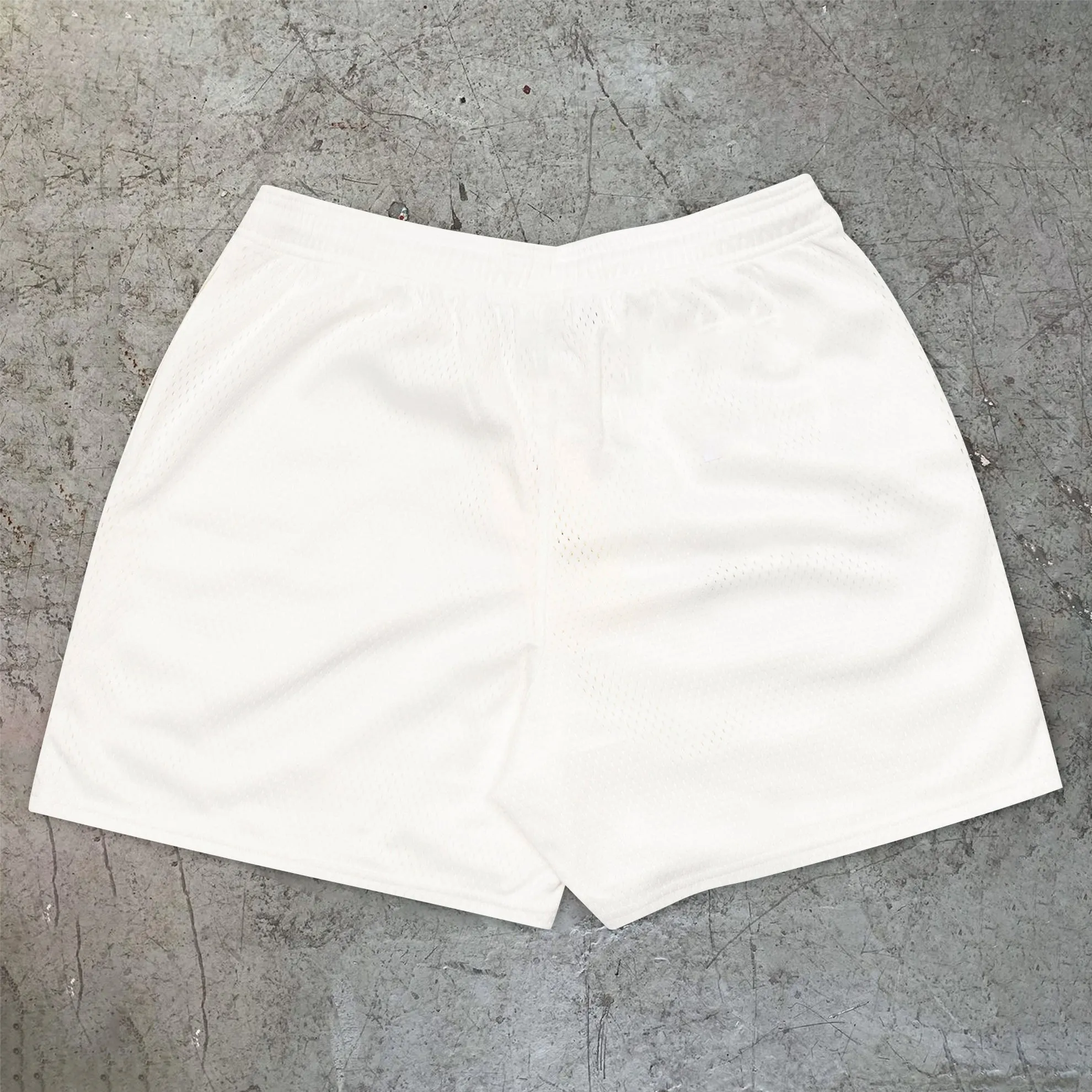 Tide brand cartoon printing casual mesh shorts