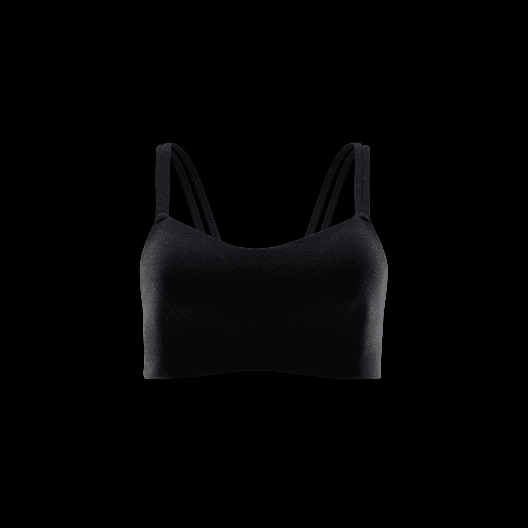 Women's Zenvy Strappy Light-Support Padded Sports Bra (010 - Black/Sail)